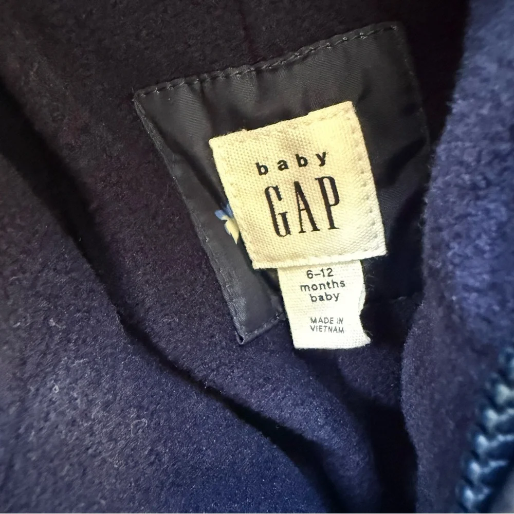 GAP Baby Girl Navy Floral Kids Winter Bodysuit Overall Jacket Snow